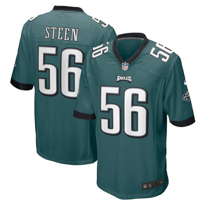 Men's Philadelphia Eagles Tyler Steen Midnight Green Jersey