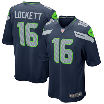 Men's Seattle Seahawks Tyler Lockett Navy Jersey