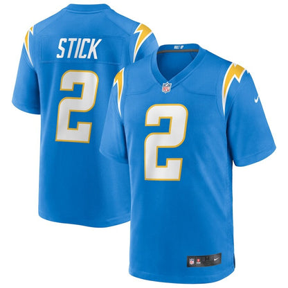 Men's Los Angeles Chargers Easton Stick Powder Blue Jersey