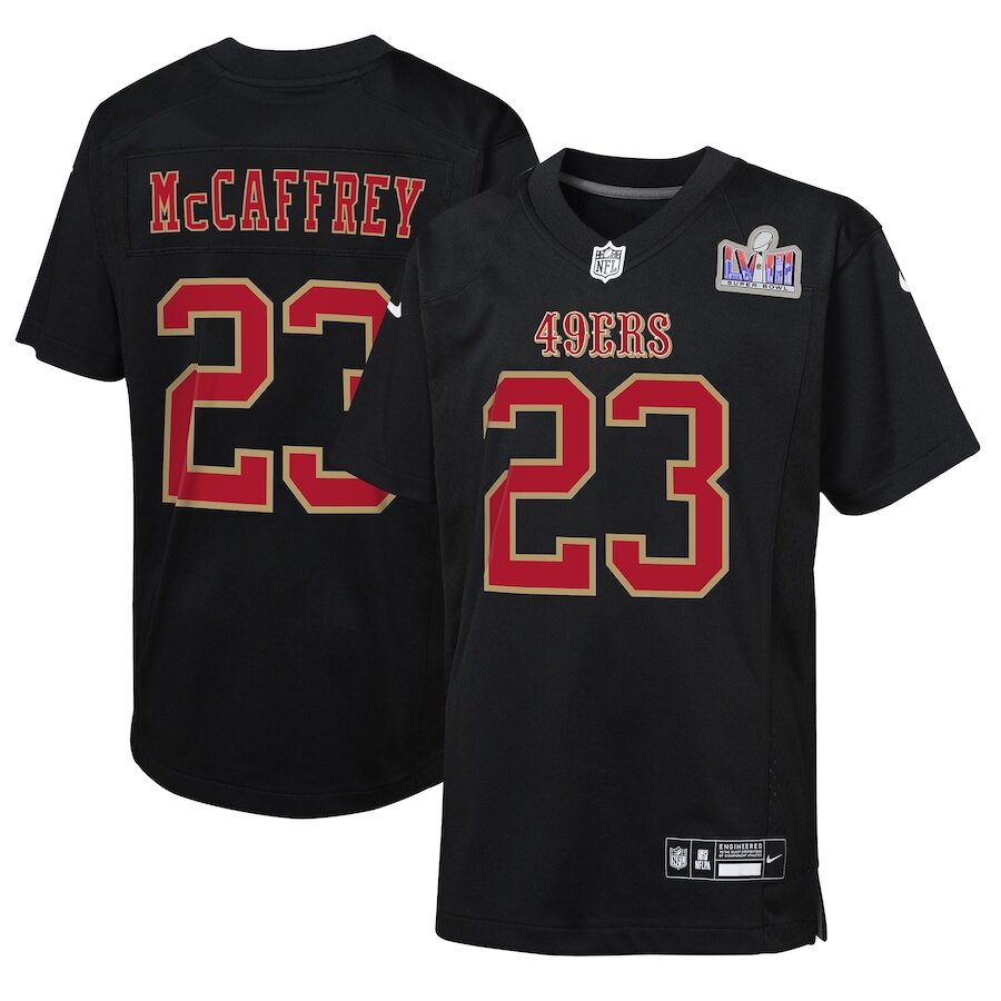 Men's San Francisco 49ers Christian McCaffrey Black Jersey