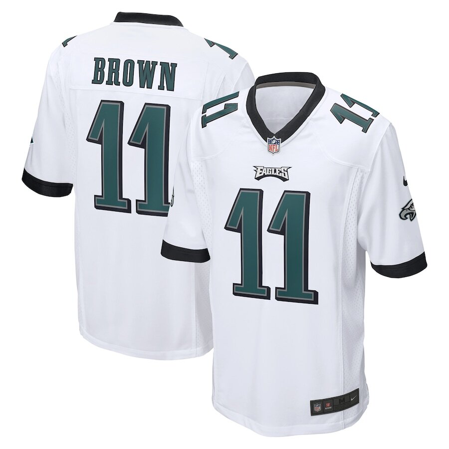 Men's Philadelphia Eagles A.J. Brown White Jersey