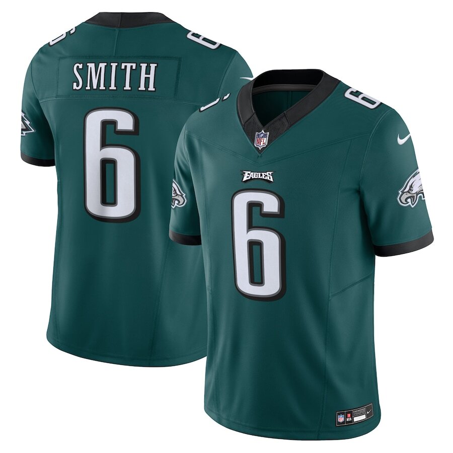 Men's Philadelphia Eagles DeVonta Smith Green Jersey