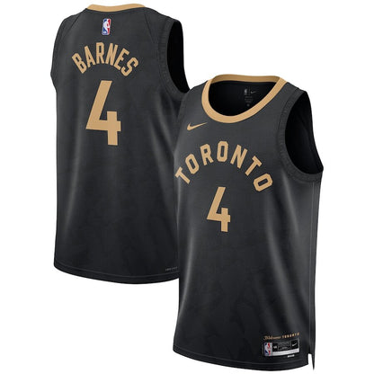 Men's Toronto Raptors Scottie Barnes Black Jersey