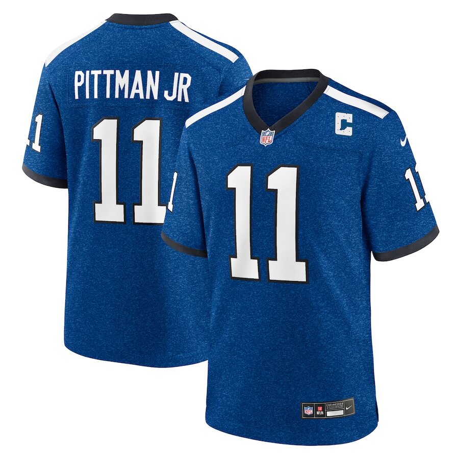 Men's Indianapolis Colts Michael Pittman Jr. Royal Alternate Jersey