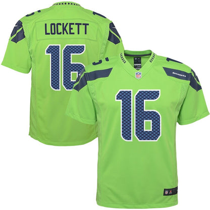 Men's Seattle Seahawks Tyler Lockett Neon Green Jersey