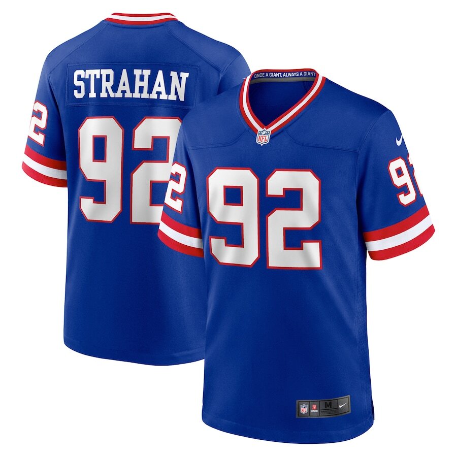 Men's New York Giants Michael Strahan Royal Jersey