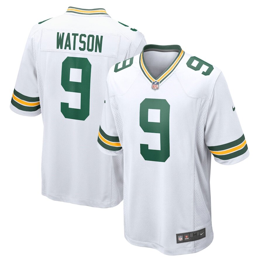 Men's Green Bay Packers Christian Watson White Jersey