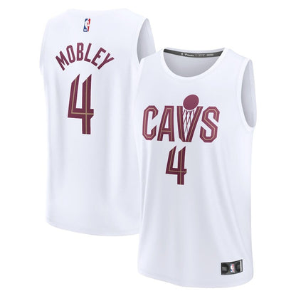 Men's Cleveland Cavaliers Evan Mobley White Jersey