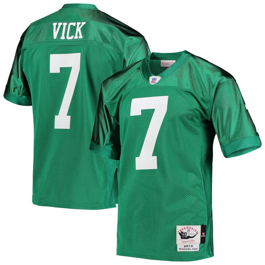 Men's Philadelphia Eagles Michael Vick Kelly Green Jersey