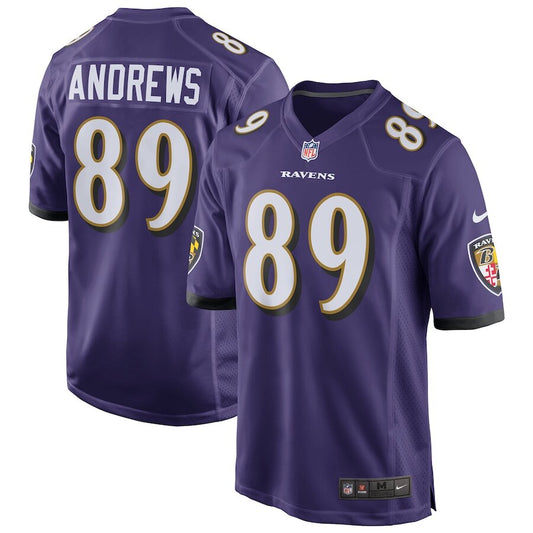 Men's Baltimore Ravens Mark Andrews Purple Jersey