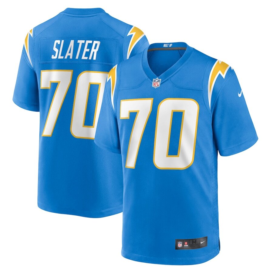 Men's Los Angeles Chargers Rashawn Slater Blue Jersey