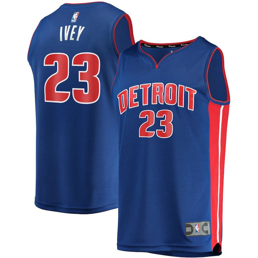 Men's Detroit Pistons Jaden Ivey Blue Jersey