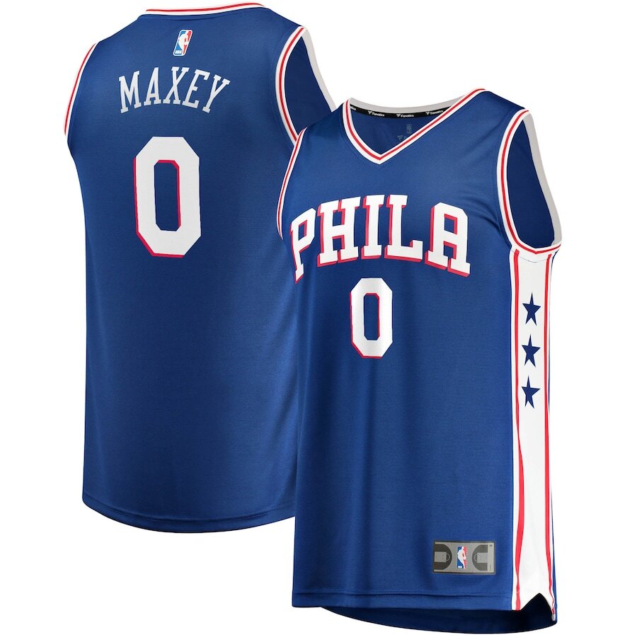 Men's Philadelphia 76ers Tyrese Maxey Royal Jersey