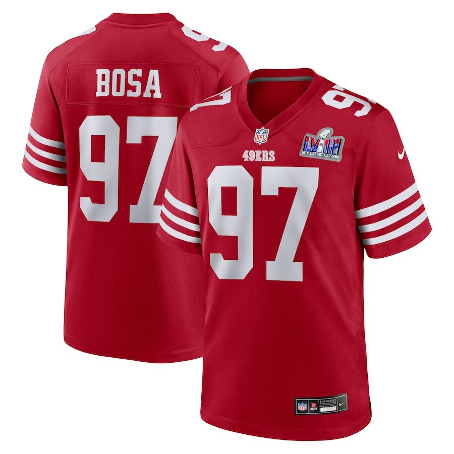 Men's San Francisco 49ers Nick Bosa Scarlet Jersey