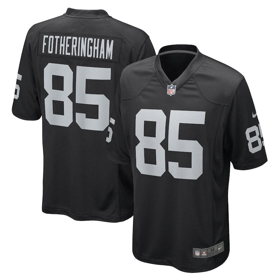 Men's Las Vegas Raiders Cole Fotheringham Black Jersey