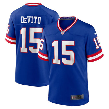 Men's New York Giants Tommy DeVito Royal Alternate Jersey