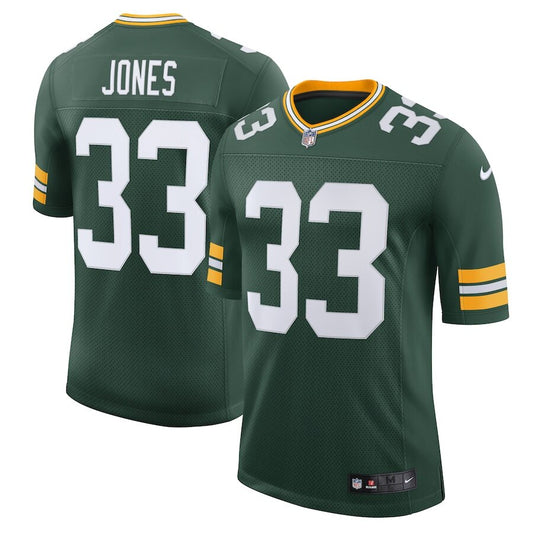 Men's Green Bay Packers Aaron Jones Green Jersey