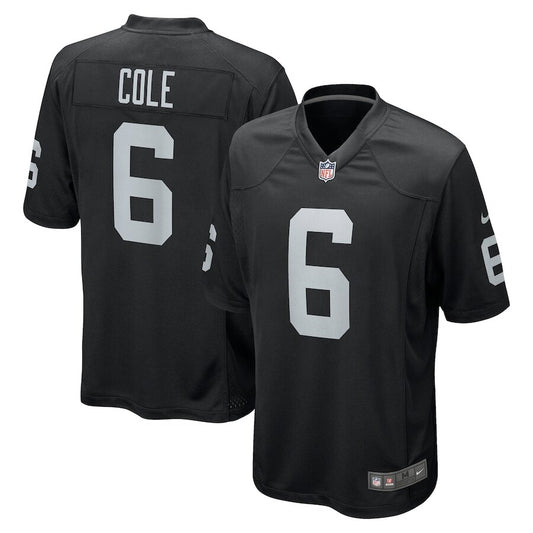 Men's Las Vegas Raiders AJ Cole Black Jersey