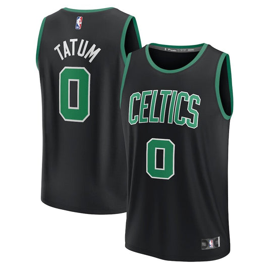 Men's Boston Celtics Jayson Tatum Black Jersey