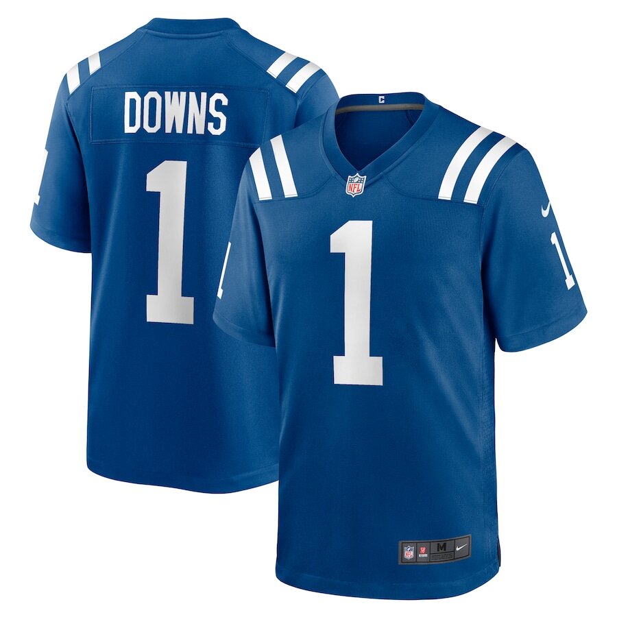 Men's Indianapolis Colts Josh Downs Royal Jersey.