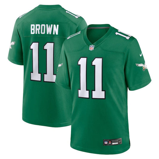 Men's Philadelphia Eagles A.J. Brown Green Alternate Jersey