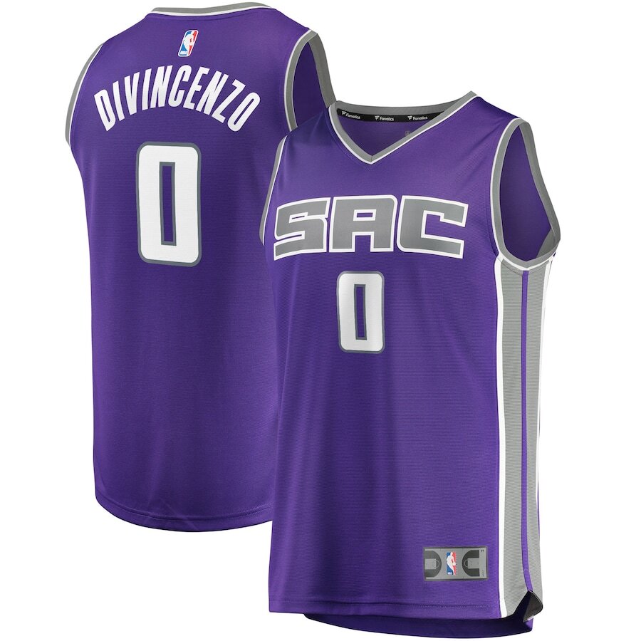 Men's Sacramento Kings Donte DiVincenzo Purple Jersey