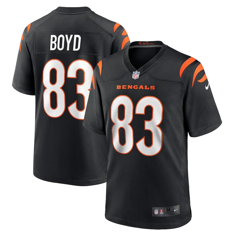 Men's Cincinnati Bengals Tyler Boyd Black Jersey