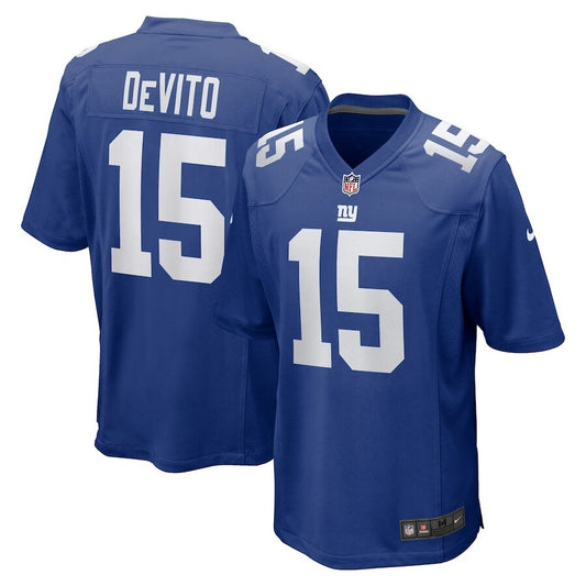 Men's New York Giants Tommy DeVito Royal Jersey