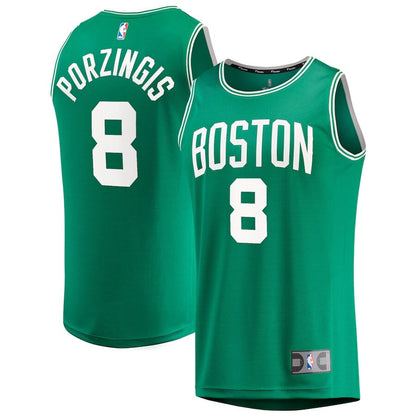 Men's Boston Celtics Kristaps Porzingis Green Jersey