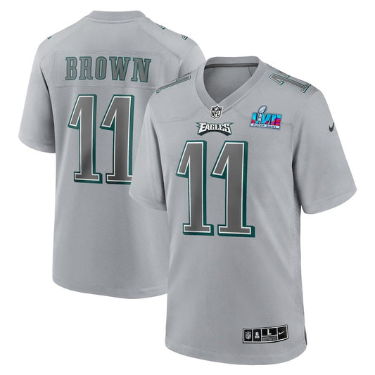 Men's Philadelphia Eagles A.J. Brown Gray Jersey