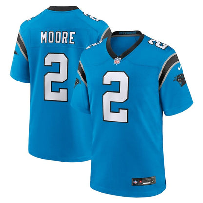 Men's Carolina Panthers D.J. Moore Blue Alternate Jersey