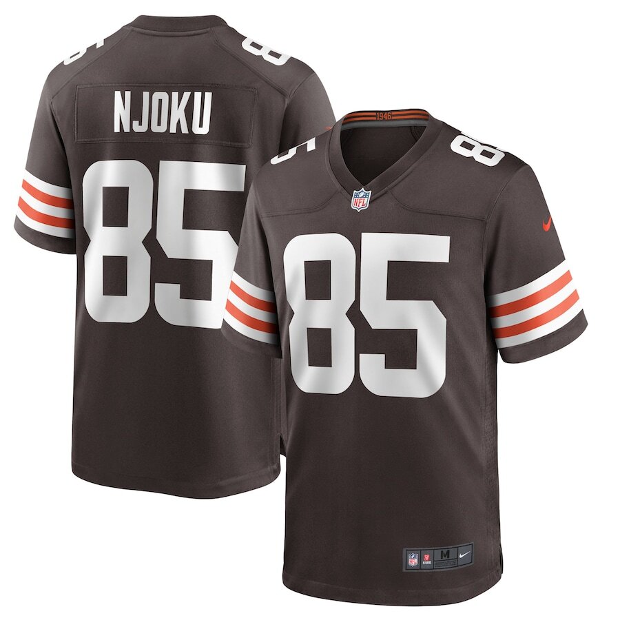 Men's Cleveland Browns David Njoku Brown Jersey