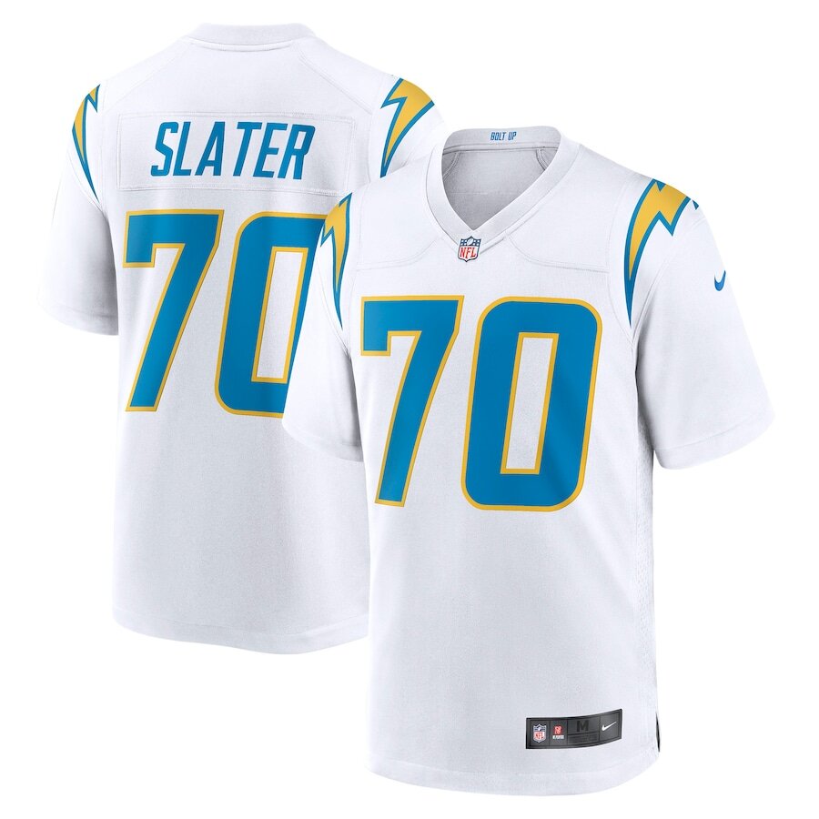 Men's Los Angeles Chargers Rashawn Slater White Jersey