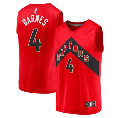 Men's Toronto Raptors Scottie Barnes Red Jersey