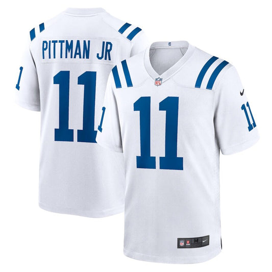 Men's Indianapolis Colts Michael Pittman Jr. White Jersey.