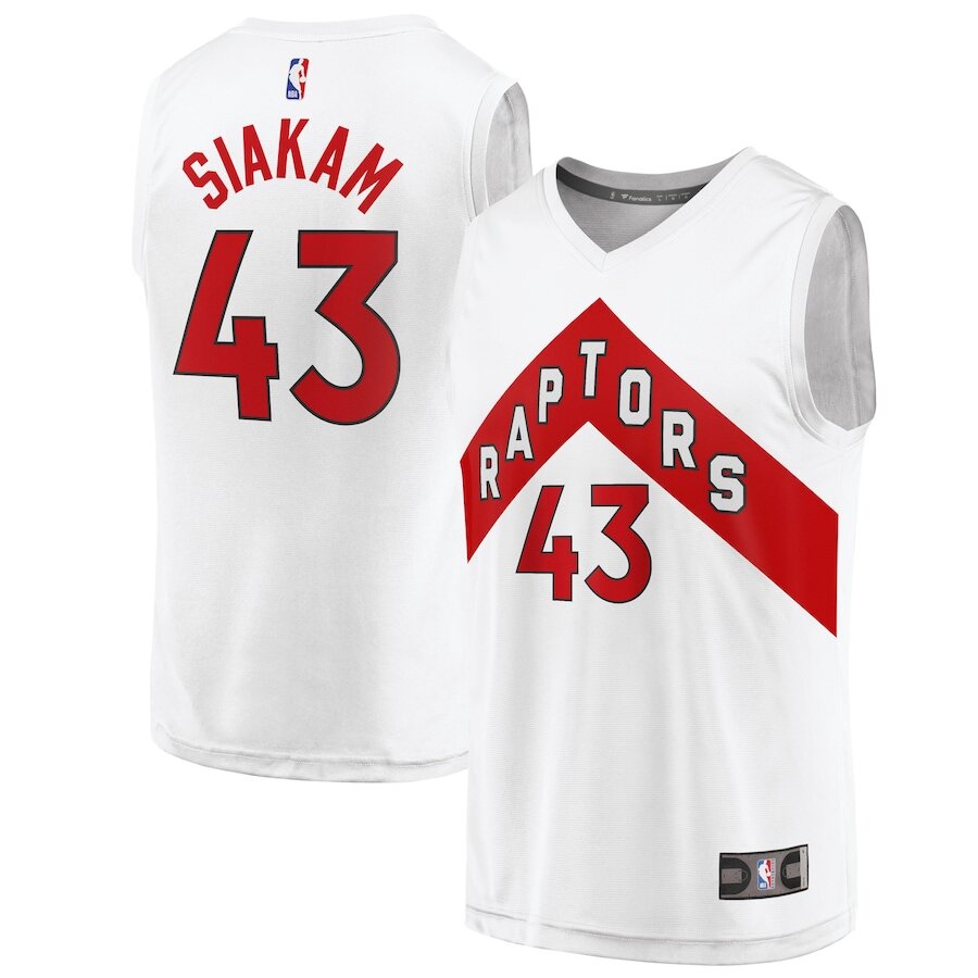 Men's Toronto Raptors Pascal Siakam White Jersey