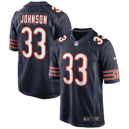 Men's Chicago Bears Jaylon Johnson Navy Jersey