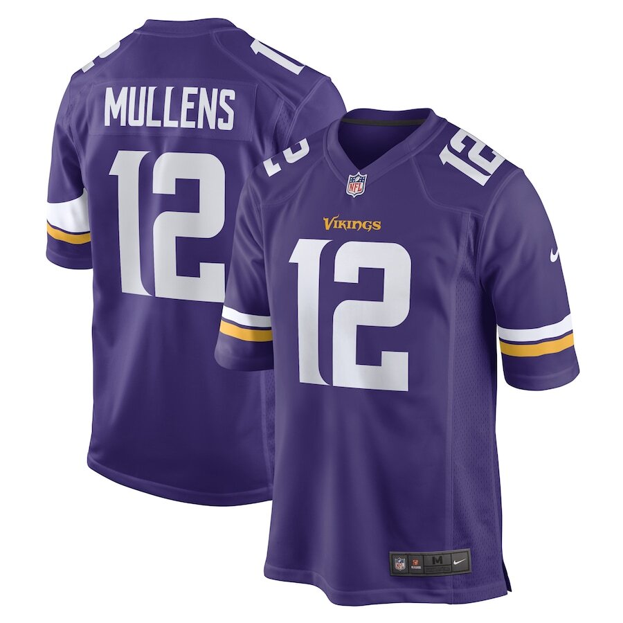 Men's Minnesota Vikings Nick Mullens Purple Jersey