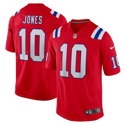 Men's New England Patriots Mac Jones Red Jersey