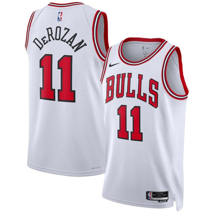 Men's Chicago Bulls DeMar DeRozan White Jersey