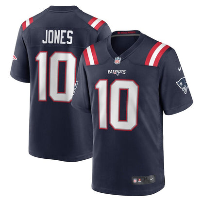 Men's New England Patriots Mac Jones Navy Jersey