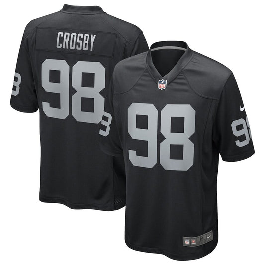 Men's Las Vegas Raiders Maxx Crosby Black Jersey