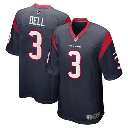 Men's Houston Texans Tank Dell Navy Jersey