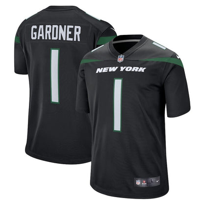 Men's New York Jets Ahmad Sauce Gardner Black Jersey