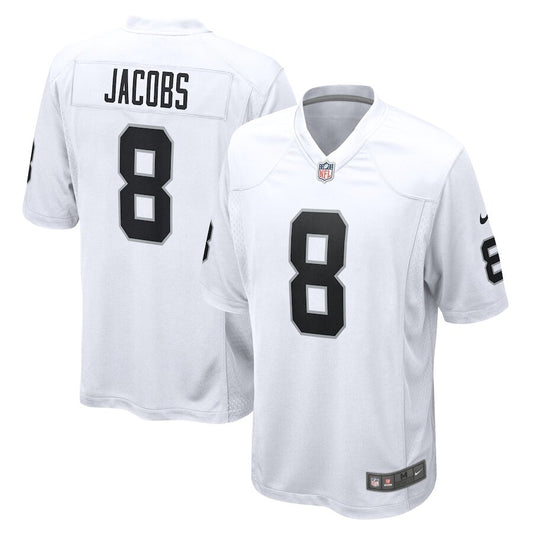 Men's Las Vegas Raiders Josh Jacobs White Jersey