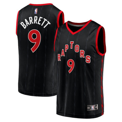 Men's Toronto Raptors RJ Barrett Black Jersey