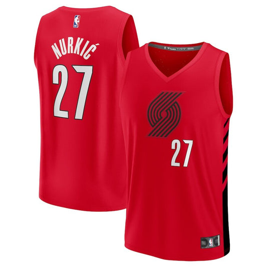 Men's Portland Trail Blazers Jusuf Nurkic Red Jersey