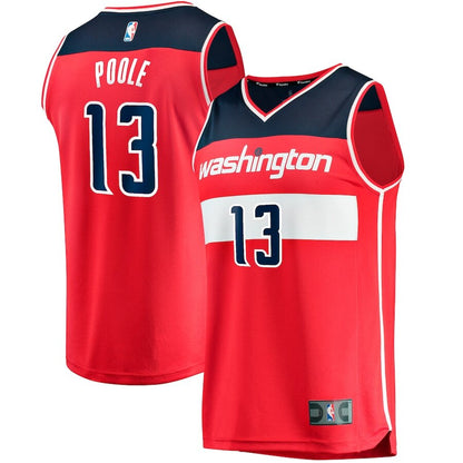 Men's Washington Wizards Jordan Poole Red Jersey