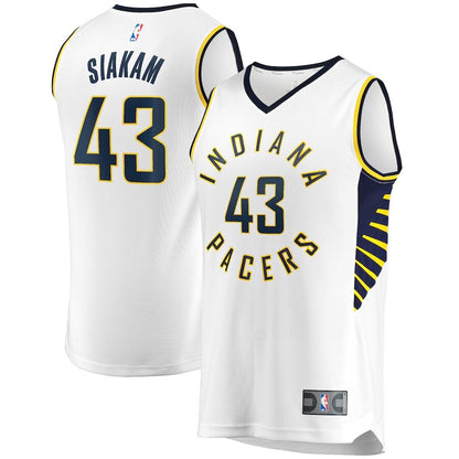 Men's Indiana Pacers Pascal Siakam White Jersey