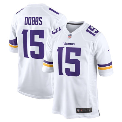 Men's Minnesota Vikings Joshua Dobbs White Jersey